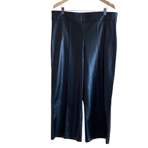 Zara Black Wide Leg Pants - Picture 16 of 16